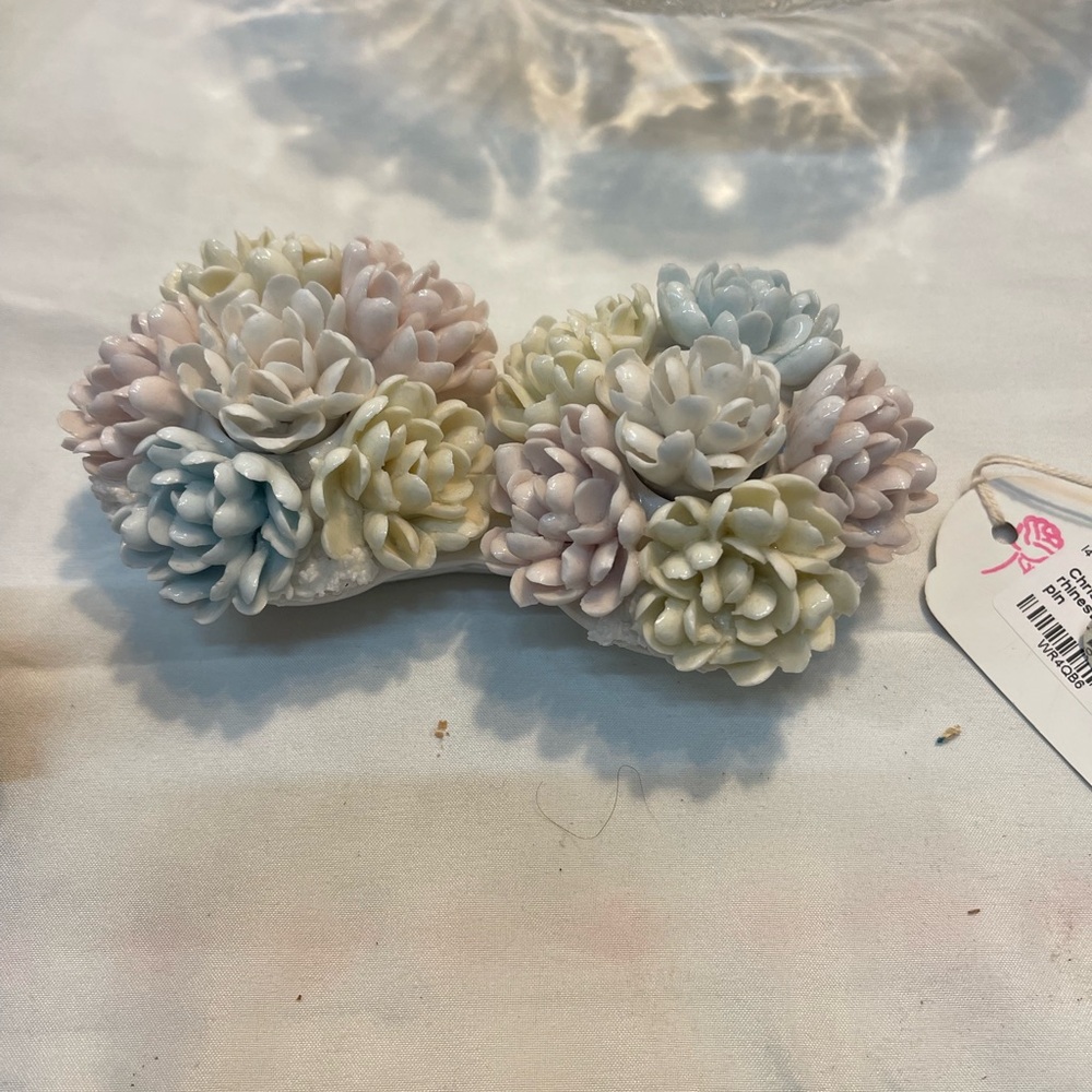 Pastel Succulent Decorative Accent